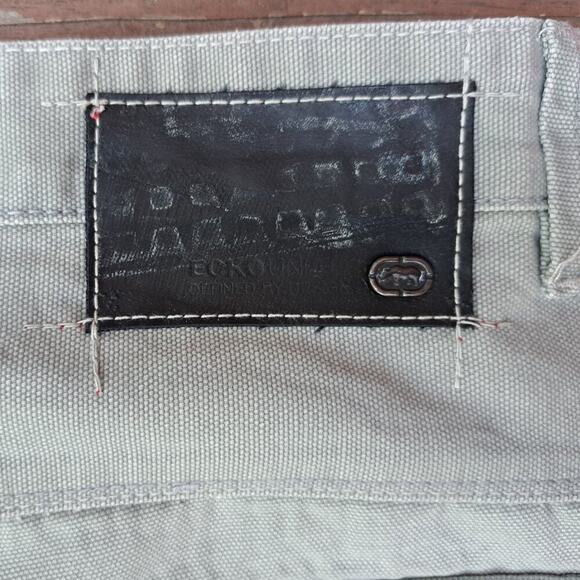 Lot of 2 Ecko Unltd 1972 Shorts Mens Size 32 Beige & Blue Denim Jean - Picture 8 of 16